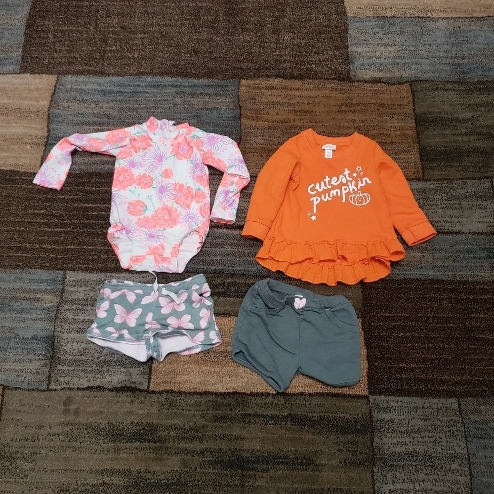 baby girls size 12M clothing bundle of 4